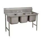 Advance Tabco Sink, three compartment