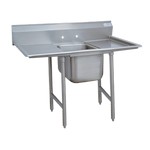 Advance Tabco Sink, one compartment, w/ L & R drainboards