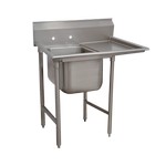 Advance Tabco Sink, one compartment, w/ R drainboard