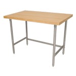 Advance Tabco Work Table, 1-3/4" thick wood top