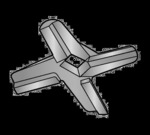 Alfa Chopper Knife #12