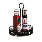 American Metalcraft Condiment Rack, 7-3/4" dia., center handle