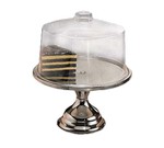 American Metalcraft Cake Stand & Cover, 13-1/2" dia x 7-1/2" H