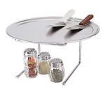 American Metalcraft Pizza Stand, 12" x 12" x 7" H