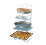 American Metalcraft Pizza Pan Rack, 11 shelves