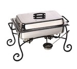 American Metalcraft Chafer Frame & Cup, curled feet