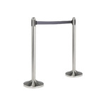 American Metalcraft Crowd Control Stanchion w/ Tape