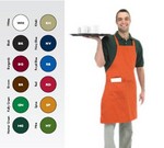 Chef Revival Full Length Bib Apron, Burgundy