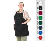 Chef Revival Gourmet Bib Apron, Black