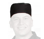 Chef Revival Chef's Pill Box Hat, Reg., Black