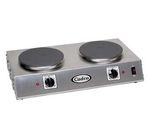 Cadco Portable Hot Plate, 2-Burner, Electric