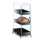 Cal-Mil Display Case, Pastry, Countertop, Classic Bread Box, Acrylic Clear, Decrative Wire Base