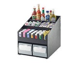 Cal-Mil Condiment Caddy, Countertop Organizer, with Dual Napkin Dispenser