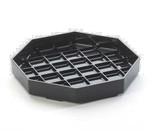 Cal-Mil Drip Tray, Octagon, 6", Black