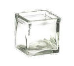 Cal-Mil Condiment Jar, Glass, 4" x 4" x 4"