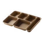 Cambro Separator&#174; Tray, 6-compartment, Tan