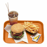 Cambro Fast Food Tray, orange