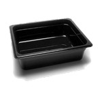 Cambro Food Pan, 1/2 size, 4" deep, black