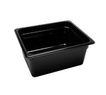 Cambro Food Pan, 1/2 size, 6" deep, black