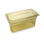 Cambro High-heat 1/3 x 6" Pan, amber