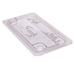 Cambro Cover, 1/6 Size, w/ Flip Lid, Clear, Clear