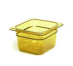 Cambro High-heat 1/6 x 4" Pan, amber