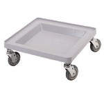 Cambro Camdolly&reg;, 20-7/8" x 20-7/8", soft gray, w/o handle