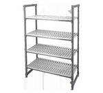 Cambro CamShelving&#174; Starter Unit, 21"Wx48"Lx72"H, 4-Tier, Plastic