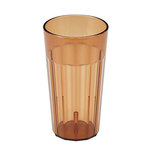 Cambro Tumbler, Fluted, 22 oz., Amber