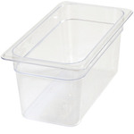 Carlisle Food Pan, 1/3 x 6", Clear