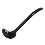 Carlisle Ladle, 9-1/2", 1 oz., Black