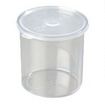 Carlisle 1.2 qt Crock w/ Lid, Clear