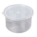 Carlisle 1.5 qt Crock w/ Lid, Clear