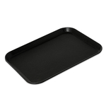 Carlisle Serving Tray, 25.75" x 18", Fiberglass, Black