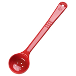 Carlisle Portion Spoon, 2 oz., Perforated, Red