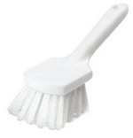 Carlisle Clean-Up Brush, 8", Poly Bristles