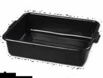 Carlisle Bus Box, 20"L x 15"W x 5"H, Black