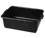 Carlisle Bus Box, 20"L x 15"W x 7"H, Black