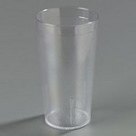 Carlisle Tumbler, 12 oz., Pebbled Exterior, Clear