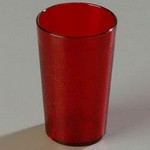 Carlisle Tumbler, 12 oz., Pebbled Exterior, Ruby