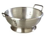 Carlisle Colander, 8 qt., aluminum, with base