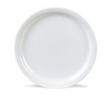 Carlisle Dinner Plate, 10", narrow rim, white