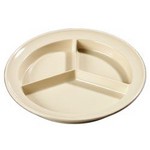 Carlisle Plate, 3-comp., deep, tan