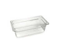 Cambro Food Pan, 1/3 size, 4" deep, clear