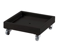 Cambro Camdolly&#174;, 22-1/2"D x 22-1/2"L x 8-1/4"H, Black