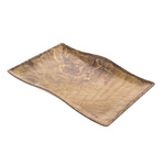 Cheforward Platter, 19.6"L x 14"W x 2"H, Olive Wood