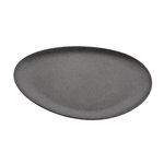 Cheforward Platter, 16.5" x 16.5", Triangular, Stone Grey & Black