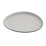 Cheforward Platter, 12" x 12", Triangular, Stone Natural & Black