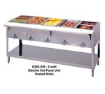 Duke Aerohot Steamtable Sealed-Well Hot Food Unit, 3-well