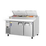 Everest Pizza Prep Table, 2-Section